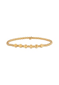 caї - Stretch-Armband 925/- Sterling Silber - gelb