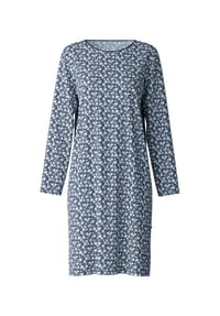 CALIDA - Damen Langarm-Nachthemd, Länge 100 cm Favourites Sleep - peacoat blue