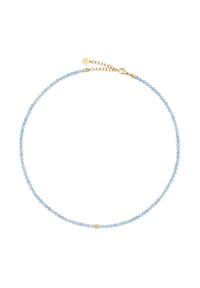 GOOD.designs - Perlenkette allergikerfreundlich, aus echten, naturbelassenen Edelsteinperlen - dunkelblau