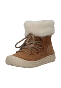 GEOX - Leder/Textil Stiefelette - Whisky