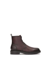 kazar - Kastanienbraune Schnürstiefel aus Erbsenleder - Bordeaux