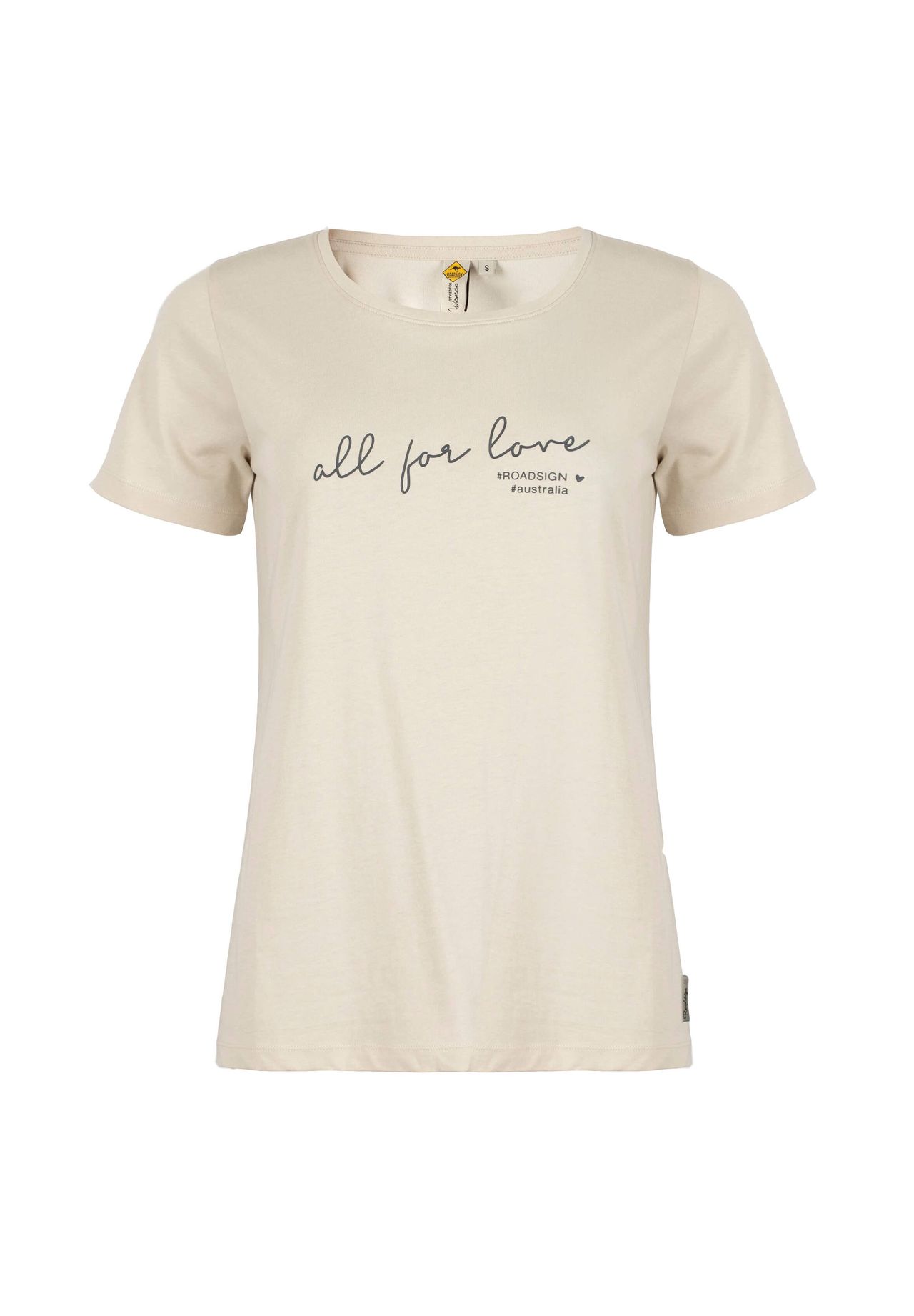 ROADSIGN Australia Damen Basic T-Shirt Mit Stickprint – Bequem, Weich & Vielseitig Kombinierbar