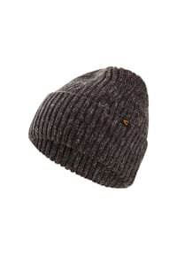 camel active - Beanie aus reiner Baumwolle - Schwarz