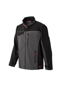 HERO BY JOHN MEDOOX® - JOEL Herren Softshelljacke - anthra/black