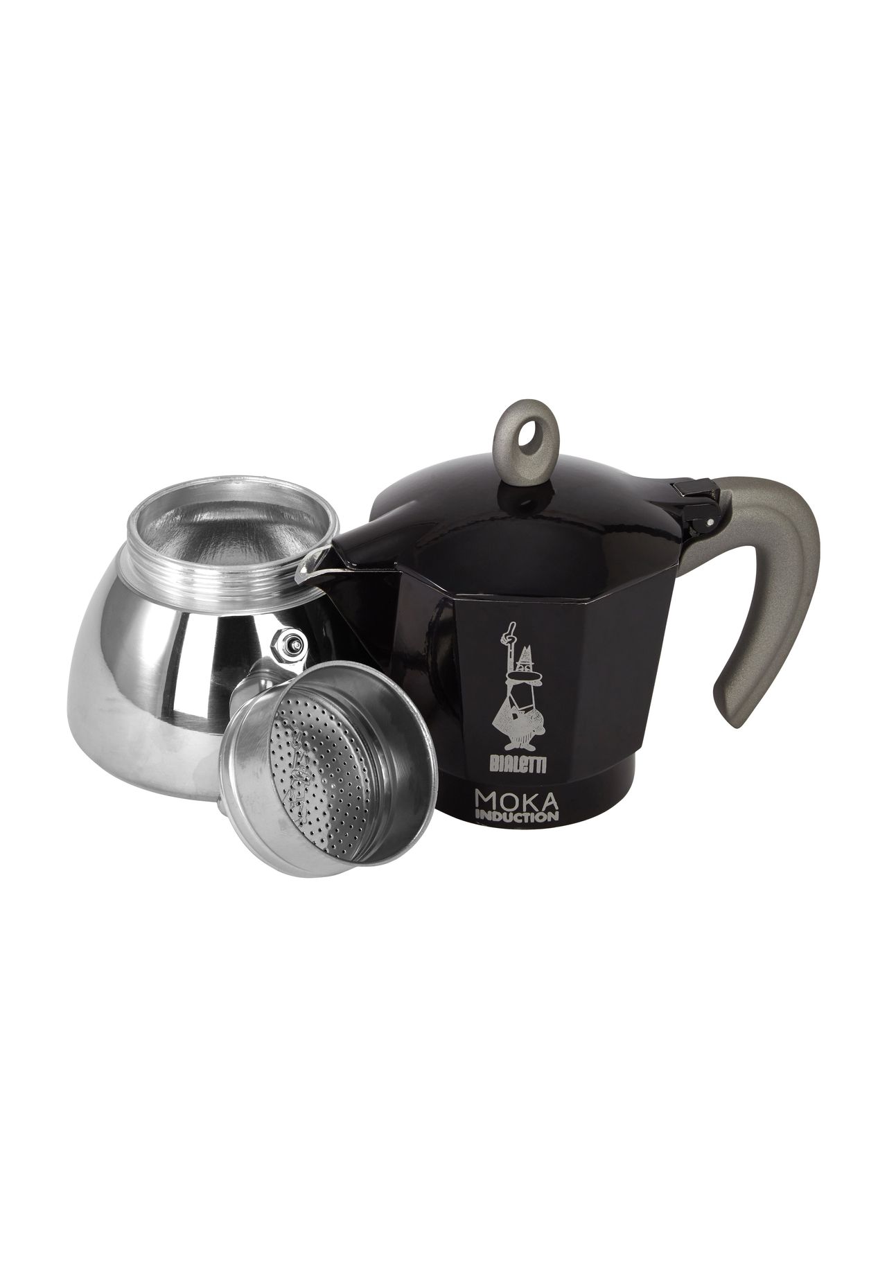 Bialetti Induktion Nera Moka Kaffeekocher - Für Alle Wärmequellen - Geeignet Für 6 Tassen - Image 12