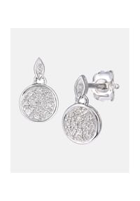 Diamant L'eternel - Ohrhänger, mit 0.1 ct Diamant, 375 Weißgold - white gold