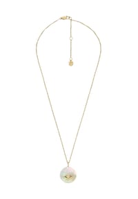 FOSSIL - SUTTON Damen Kette mit Anhänger, Edelstahl - 9999 GOLD