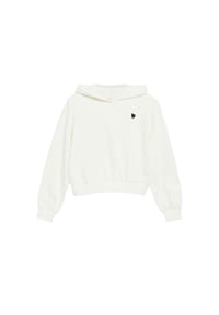 S.Oliver Red Label - Sweatshirt, Rippbündchen, für Kinder - 0210 WHITE