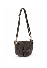 collezione alessandro® - Umhängetasche Sella Echtes Leder, Made in Italy - braun