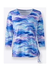 Witt - Shirt - royalblau-aqua-bedruckt