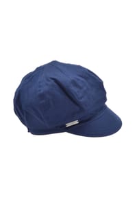 SEEBERGER - Baumwollstoff Ballonmütze  54961-0 - cassis
