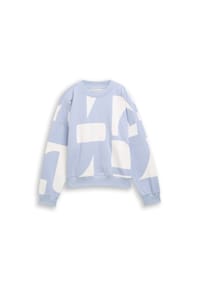 DENIM TOM TAILOR - Sweatshirt, Baumwolle, für Damen - 38859 NAVY WHITE