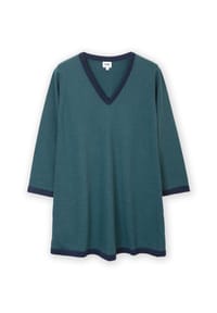 KITE - Damen Chebbard Strickkleid Bio-Baumwolle - Blau