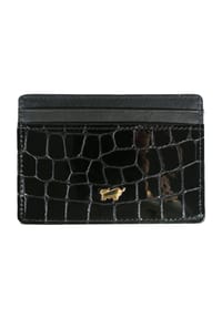 BRAUN BÜFFEL - VERONA Kartenetui, Leder, Emblem - 010 SCHWARZ