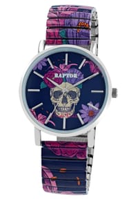RAPTOR Raptor - Damen Quarz Armbanduhr Frida Kahlo Edition mit Edelstahlzugarmband - Mineralglas - Frida Kahlo Edition 1
