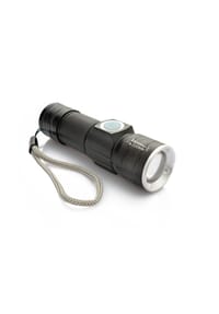COFI - Akku-LED-Handlampe mit XPE-LED 400 mAh - 3 modi, 120 Lumen, 6500 - Schwarz 10 cm