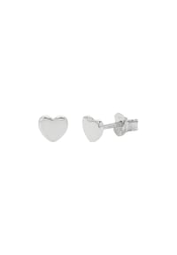 TOM TAILOR WOMEN - Ohrstecker für Damen, Silber 925 | Herz - silber