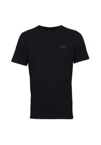 GUESS - Shirt Kurzarm T-Shirt BASIC PIMA mit Rundhalsausschnitt in Slim Fit - beige
