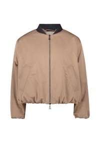 AMBER & JUNE - Winterjacke mit Kragen - Braun