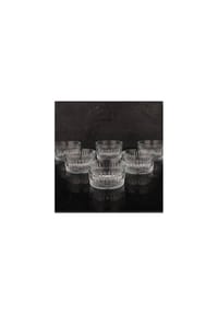 Paşabahçe - Rain 6er Schalen set aus Glas, quadratische Snackschalen, Dessertschale - Transparent OneSize