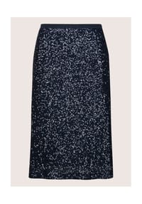 MADELEINE - Schlanker Pencil-Skirt mit Wendepailletten - blassrosa / puderrosé