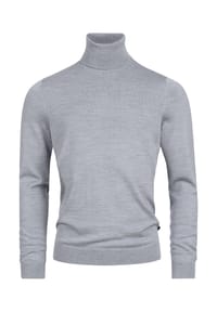 KRONSTADT - Langarmshirt Rollkragen KSJohannes merino roll neck knit - Black