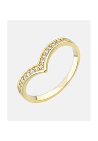 VANLERÉ - Eternity Ring, mit Zirkonia, 375 Gelbgold - gold