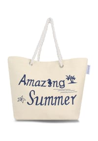 normani® - Bequeme Sommer-Umhängetasche, Strandtasche - Amazing Summer Blue