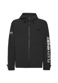 PLEIN SPORT - Windbreaker SCRATCH - black