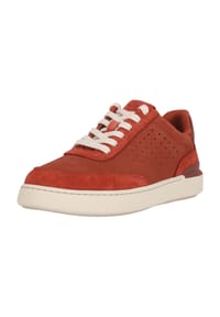 CLARKS® - Sneaker Courtlite in retro-inspirierter Optik mit dämpfender Sohle - 5233 Rust Nubuck