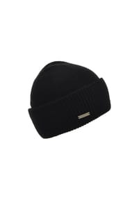 SEEBERGER - Beanie, Umschlagbund, für Damen - 0 BLACK
