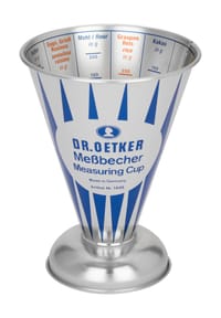Dr.Oetker Messbecher "Nostalgie", 500 ml - Nostalgie - SILBER/BLAU