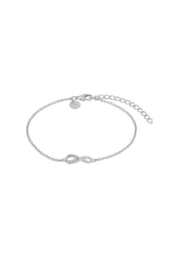 TOM TAILOR WOMEN - Armband für Damen, Silber 925, Zirkonia | Infinity - silber