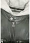 gipsy® Herren Lederjacke Kapuze Lammnappa dunkelgrün Bild 9