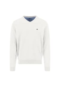 FYNCH-HATTON® - Pullover Superfine, V-Ausschnitt, für Herren - 824  NEW OFFWHITE