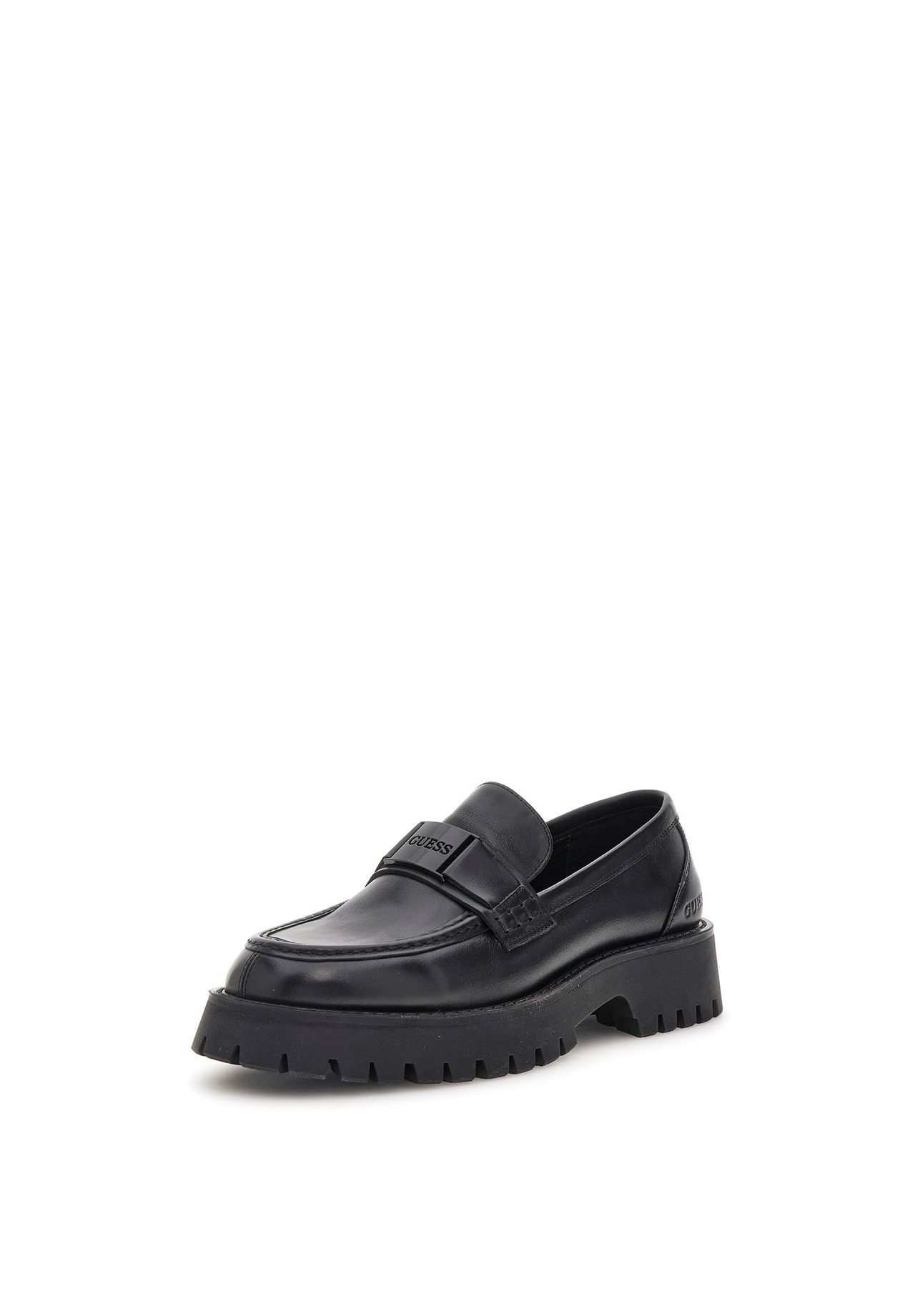 Guess - Herren - Slipper Gorizia - 43 - Schwarz - Leder - Bild 5