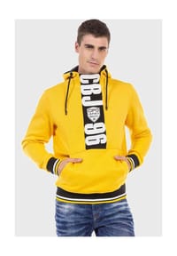 CIPO & BAXX® - Sweatshirts mit Markenprint - BLACK
