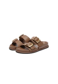 EVERAU® - Mounish Pantoletten - BLACK