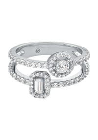 MICHAEL KORS - PREMIUM Damen Ring "Halo", 925er Silber - 9999 SILBER