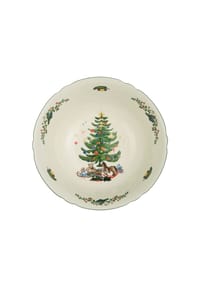 Seltmann Weiden Schüssel Marieluise Weihnachten ø 23,1 cm weiß-grün - MARIELUISE WEIHNACHTEN - weiß-grün