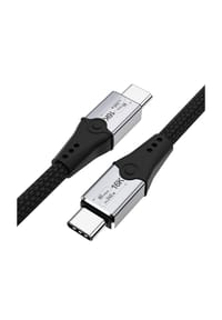 MANIKE - Thunderbolt 5 Kabel 80Gbps, 240W Ladekabel 1M, USB-C 4 Super High Speed Datenkabel, Quick Charge, 16K Ultra HD Video - schwarz