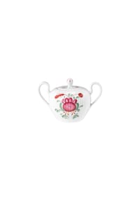 Seltmann Weiden Zuckerdose mit Griffen Amina Ostfriesenrose 230 ml bunt - AMINA - bunt