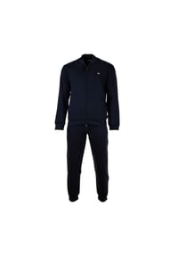 EMPORIO ARMANI - Herren Hausanzug mit Zip-Jacke - BASIC TERRY, Full Zip Tracksuit, Cotton-Mix - Blau