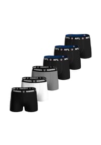NFL - Herren Boxershorts, 6er Pack - NFL Teams, Boxers, Football, Logo, Baumwollmischung - Buffalo Bills/Schwarz