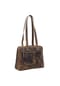 GREEN BURRY Vintage Vintage Schultertasche Leder 35 cm Bild 2