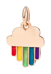 DoDo CHARMS OF NATURE - Damen Anhänger, 375er Roségold - MEHRFARBIG