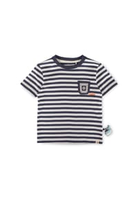 sigikid® - T-Shirt Happy Holiday ,  für Kinder - blau/weiß