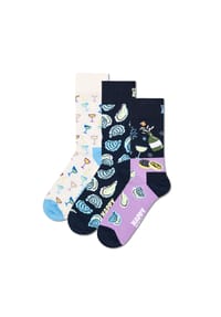HAPPY SOCKS - 3er Pack Unisex Socken, Geschenkbox - Bloody Mary