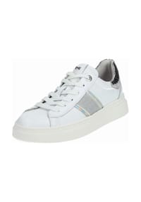 NeroGiardini - Leder/Textil Sneaker - Weiß/Silber