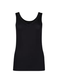 HUBER - Tanktop Soft Modal - black